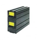 Iteco Trading S.r.l. - ESD skříňka s přihrádkami CAB2, 2 přihrádky, 40x43x120mm