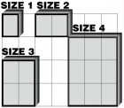 Zásobník součástek SNAPBOX - návrh velikostí