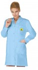Iteco Trading S.r.l. - ESD pracovní plášť, slabý, s logem, 3/4, unisex, světle modrý, XXL