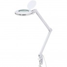 OEM CO - Stolní lupa s LED osvětlením TOOLCRAFT, 60 SMD LED, 8D, 3x, 3x127mm, bílá