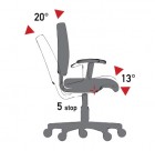 Mechanismus SS (synchron soft) - synchronizovaný sklon sedadla/opěradla