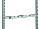 Treston - Kabelový panel se zásuvkami, M750, 6 DE Schuko zásuvek, vypínač, 91151002P