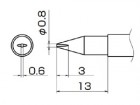 Hakko - Pájecí hrot T12-DL08