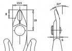 Štípací kleště TR 58 D, ESD
